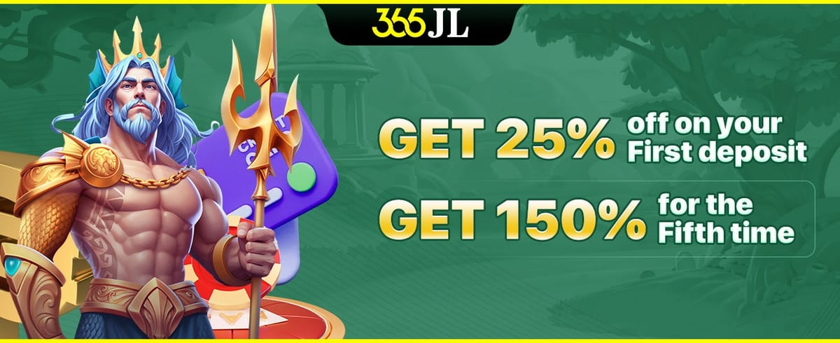 Get 25% off on your First deposit Get 150% for the Fifth time screenshot
